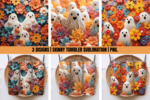 3D Cute Ghost Halloween Tumbler Wrap: Avoiding Common Sublimation Pitfalls