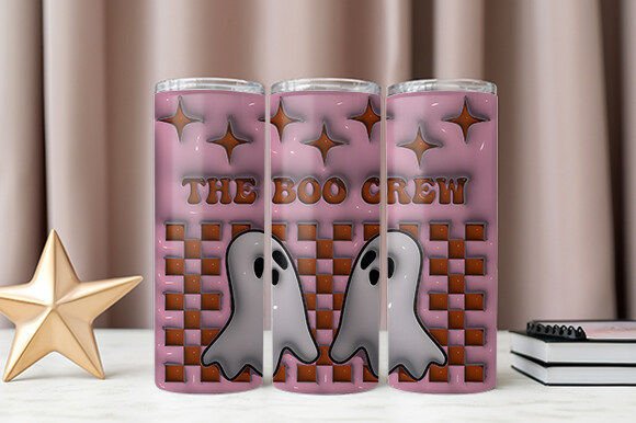 3D Inflated Halloween Tumbler Wrap Guide