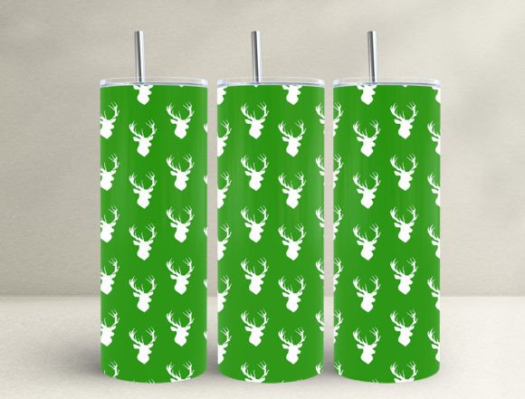 3D Reindeer 20oz Tumbler Wrap Guide