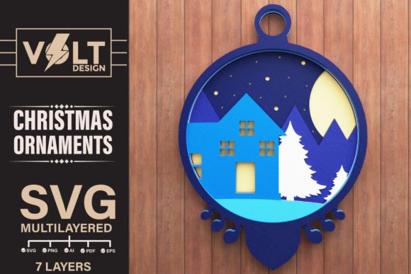 Creating Depth and Dimension with Christmas Ornament 3D SVG Multilayered Designs