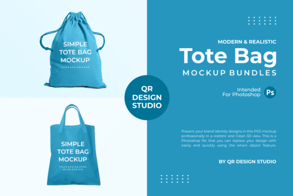 Elevate Brands with Tote Bag Mockup Bundles