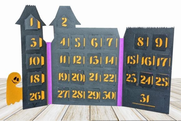 Halloween Countdown Card: A Detailed Evaluation of the Haunted House Gatefold Project