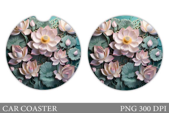 Mastering 3D Lotus Car Coaster Sublimation for Professional Results
