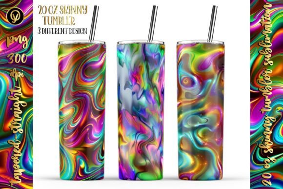 Mastering the 20 Oz Abstract Wavy Skinny Tumbler for Modern Sublimation Success
