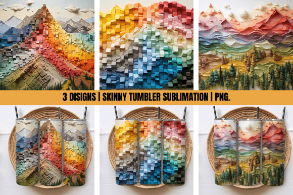 Mastering the 3D Mountain Scene Tumbler Warp for Professional Sublimation Results