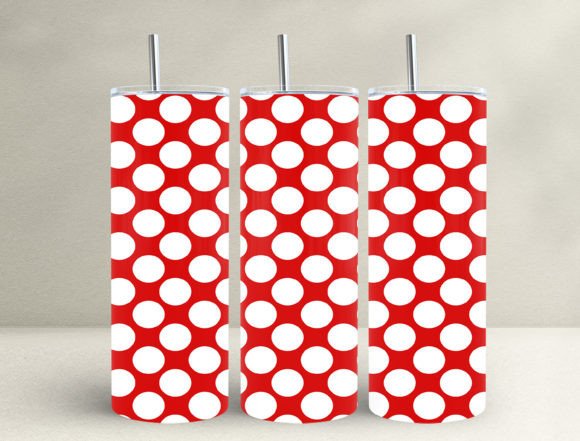 Mastering the 3D Red Polka Dot 20oz Tumbler Wrap for Professional Sublimation