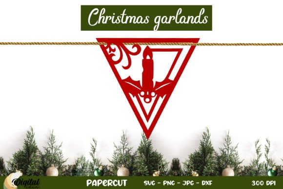 Revitalizing Holiday Decor with Christmas Garland Paper Cut Designs