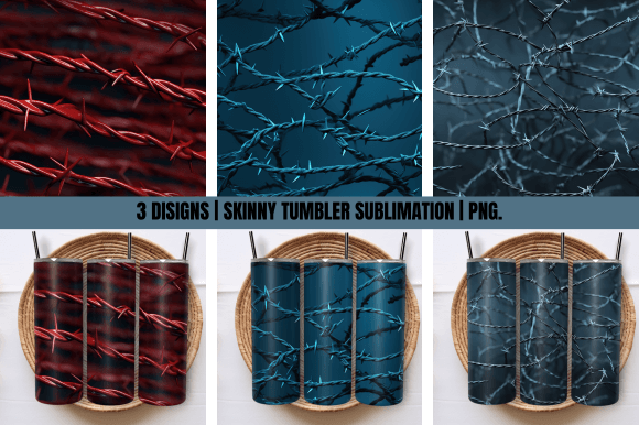 Strategic Branding with 3D Barbed Wire Tumbler Wrap Designs