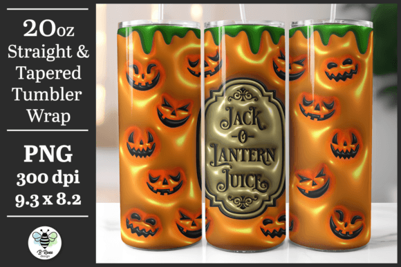 Transform Your Craft Business with the 3D Halloween Tumbler Sublimation PNG